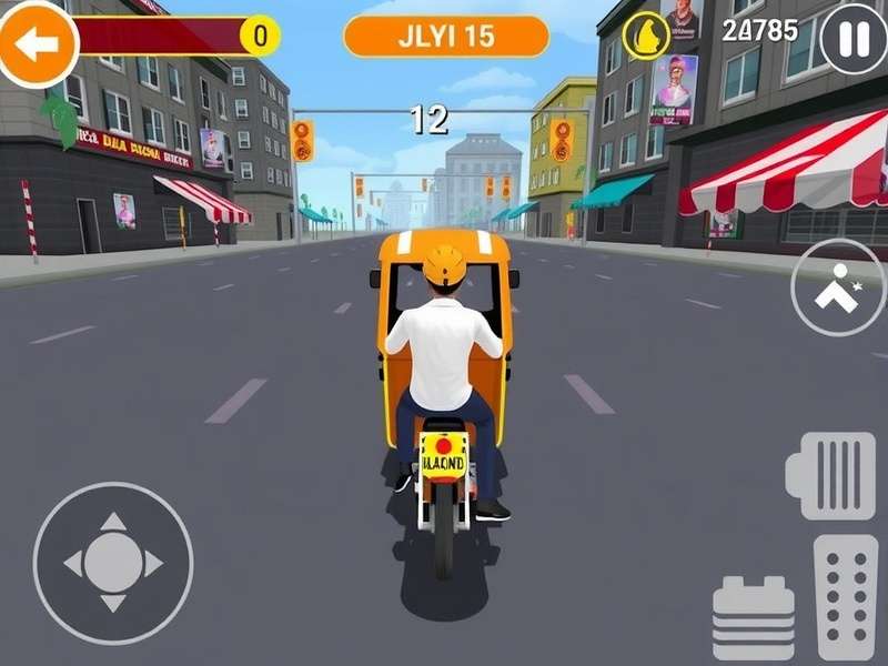 Indian Rickshaw Dash Game Screenshot